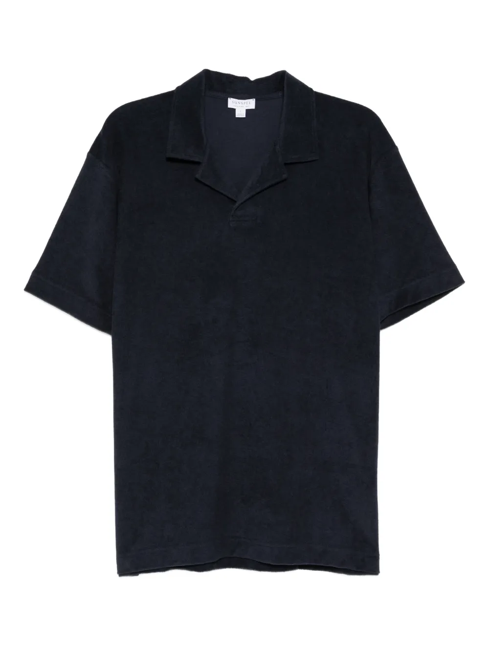 Sunspel Katoenen poloshirt Blauw