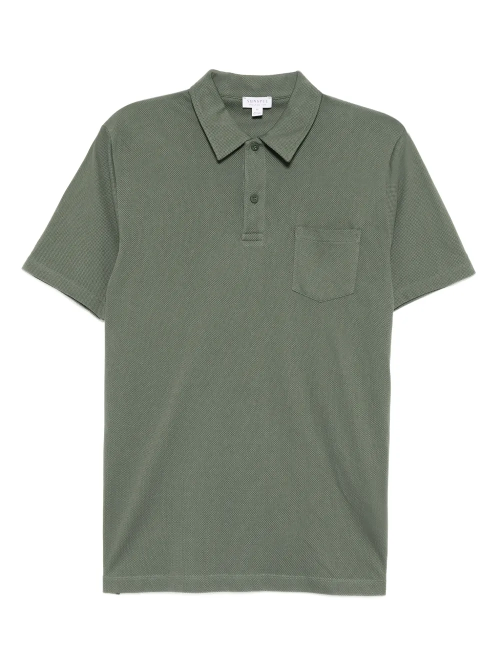 Sunspel Riviera poloshirt Groen