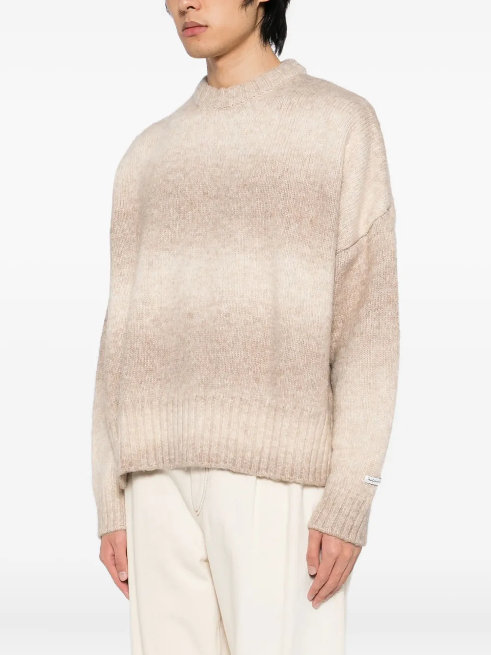 Aboutblank Ombre-brushed Jumper In Neutral