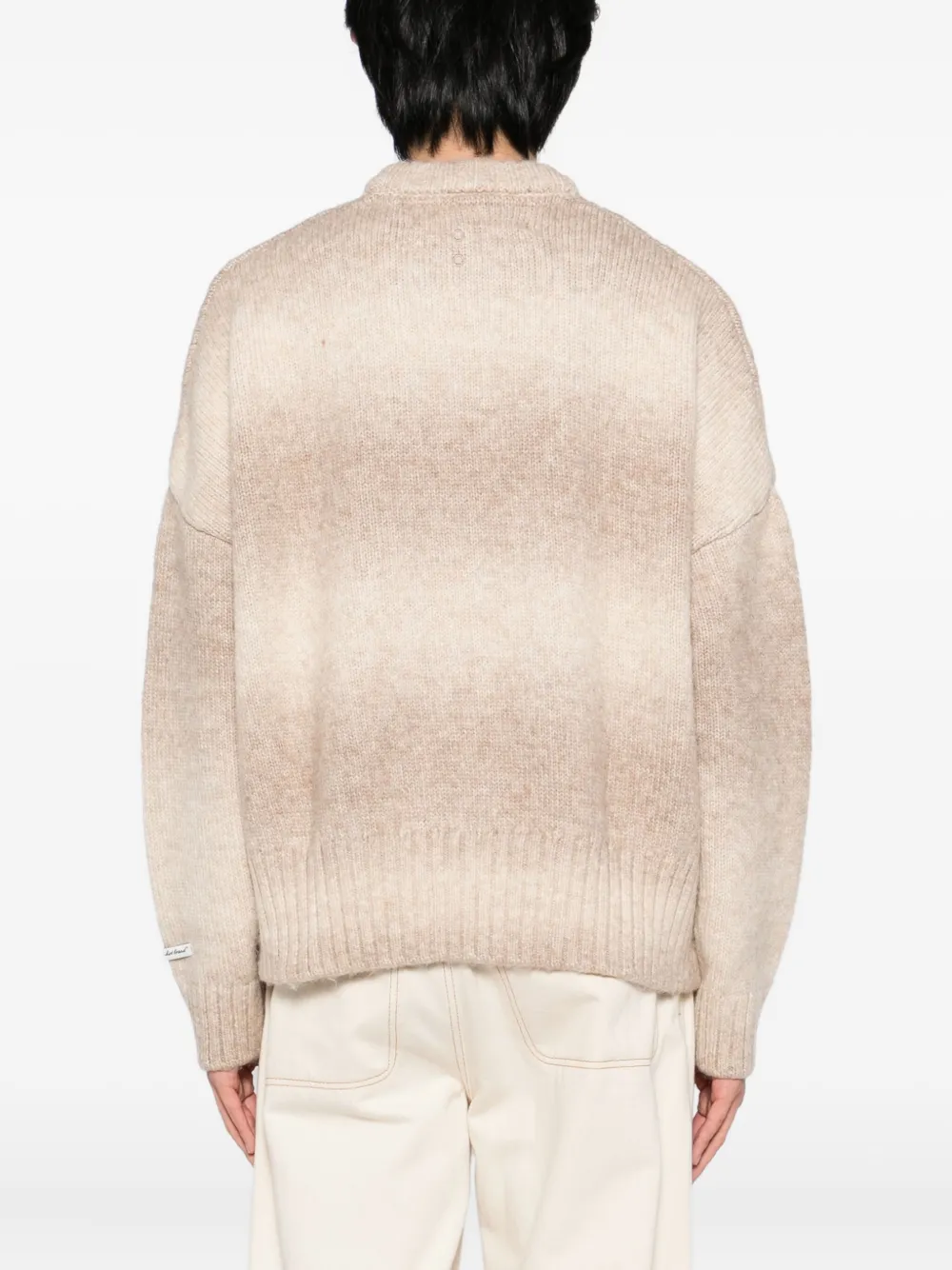 Aboutblank Ombre-brushed Jumper In Neutral