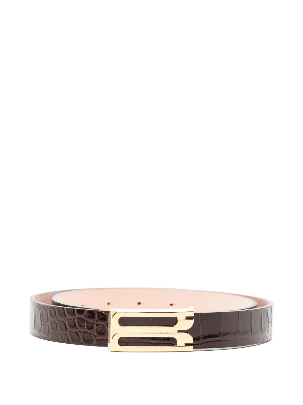 Victoria Beckham Frame Belt In Red
