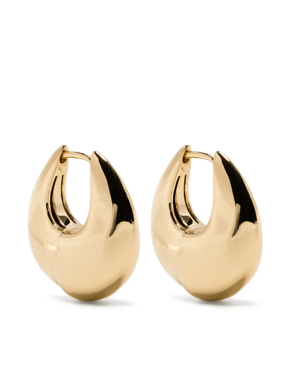 Missoma Pebble hoop earrings | Gold | Image 1