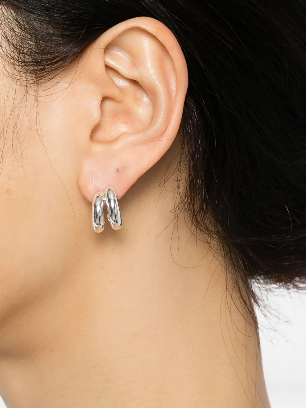 Jenny Bird Florence mini-oorbellen - Zilver
