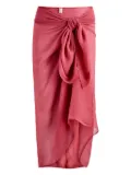 AWAY THAT DAY tie-front sarong - Pink