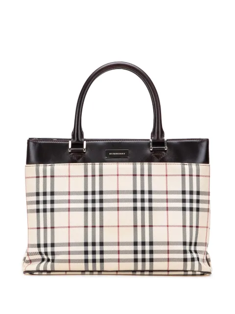 Burberry Pre-Owned 2000-2017 House Check Canvas tote bag