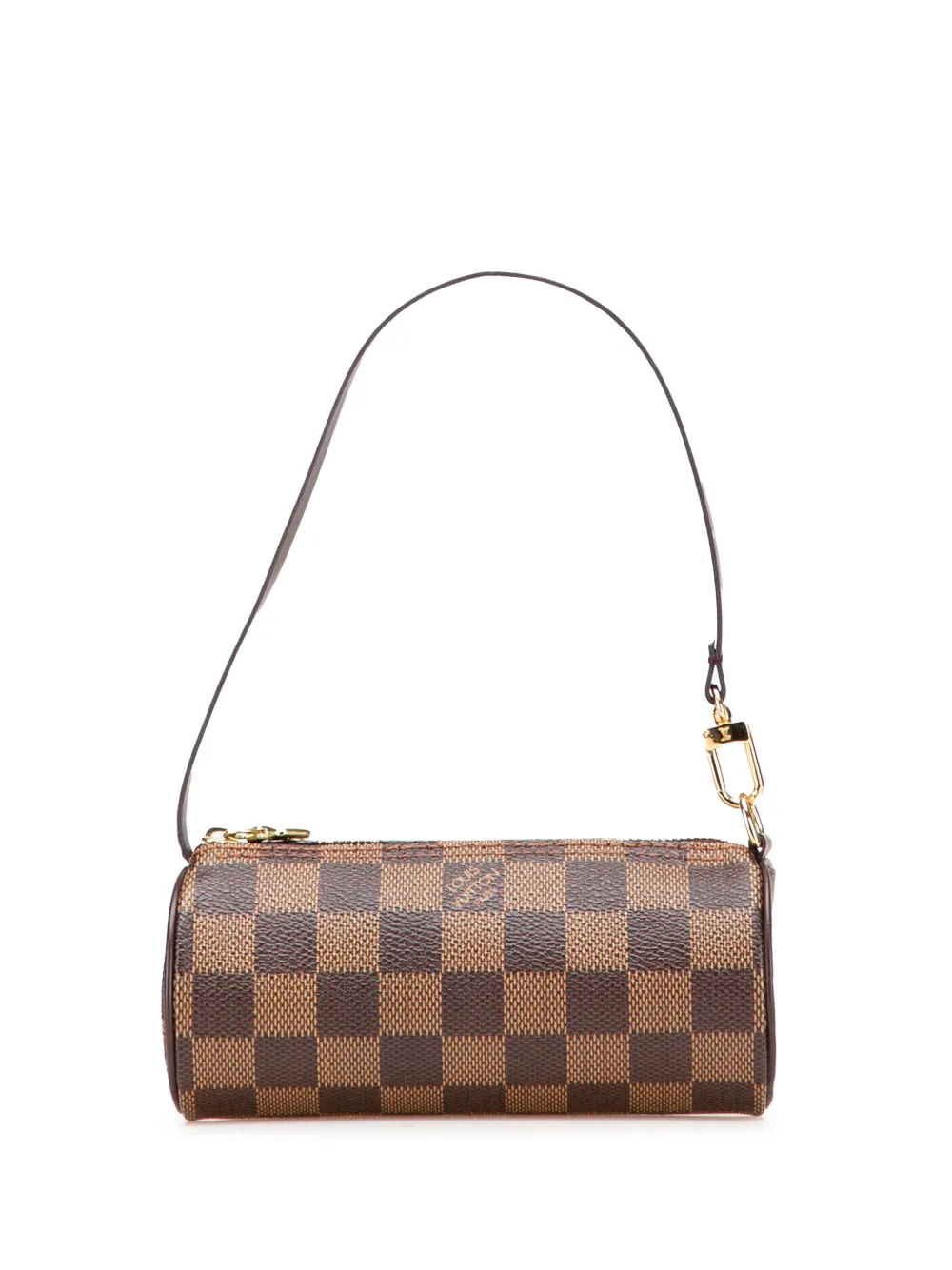 Louis Vuitton Pre-Owned 2010-2025 ダミエ エベヌ パピヨン ポシェット ハンドバッグ - ブラウン Louis Vuitton Pre-Owned 2010-2025 ダミエ エベヌ パピヨン ポシェット ハンドバッグ - ブラウン