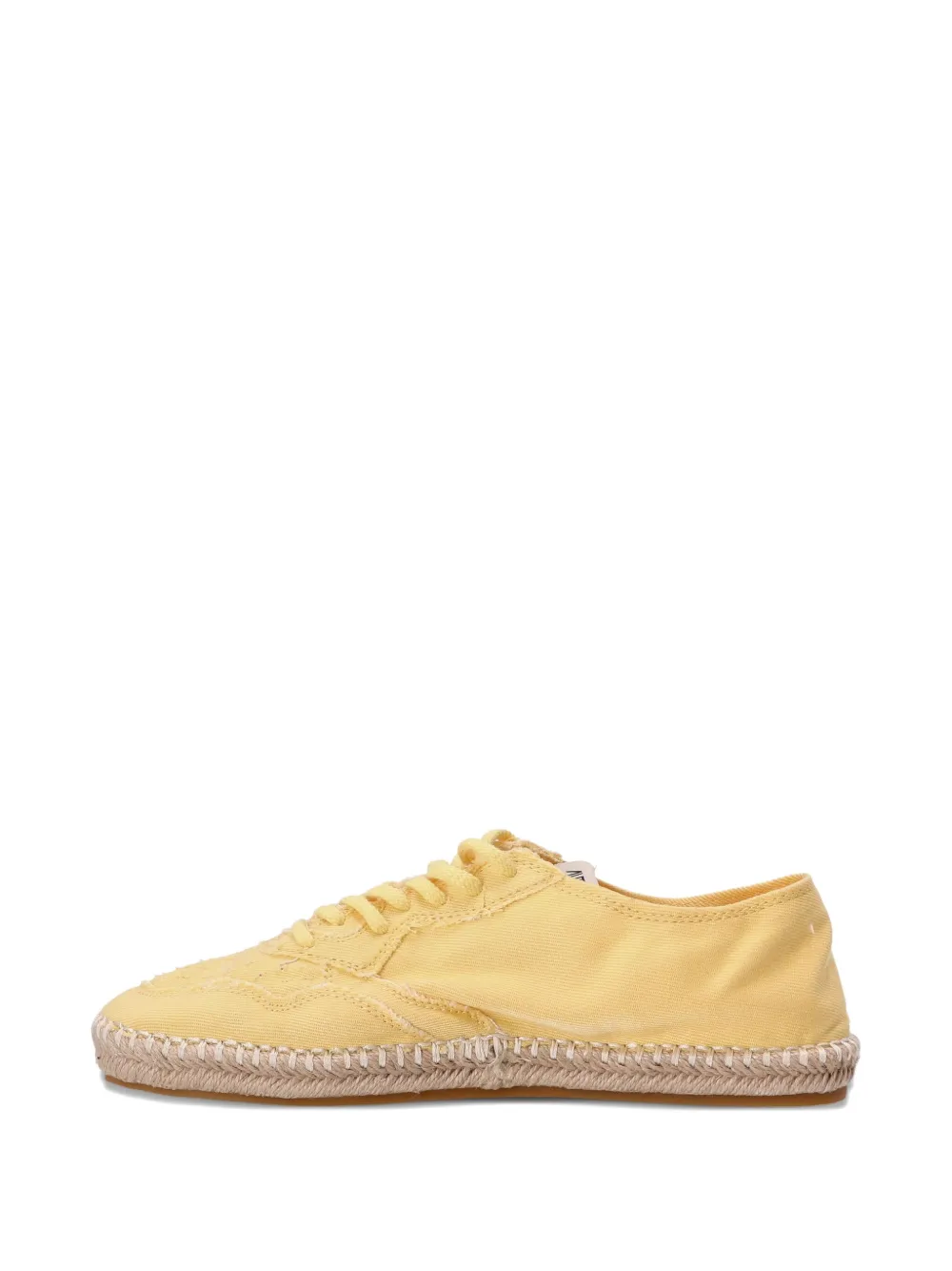 Autry lace-up espadrille trainers Yellow