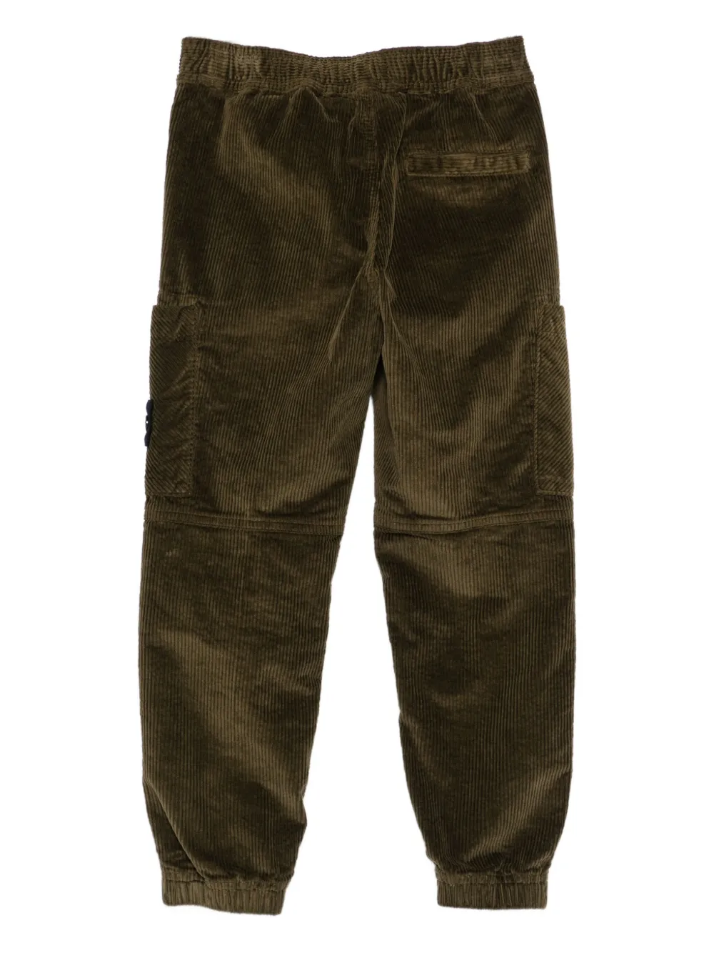 Stone Island Junior Ribfluwelen broek Groen