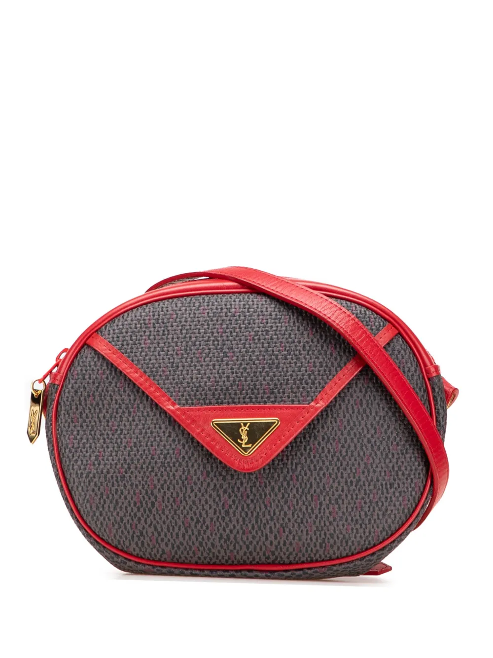 Saint Laurent Pre-Owned 20th Century コーテッドキャンバス ショルダーバッグ - グレー Saint Laurent Pre-Owned 20th Century コーテッドキャンバス ショルダーバッグ - グレー