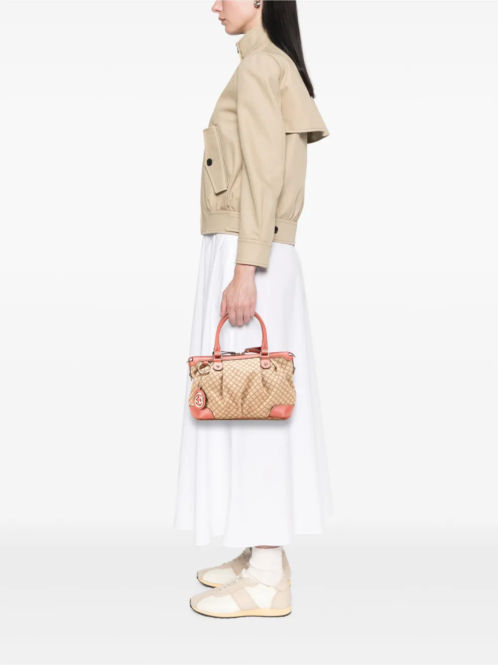 Gucci Pre-Owned bolsa satchel Diamante Canvas Sukey 2000-2015 | Estilos de archivo | Image 2