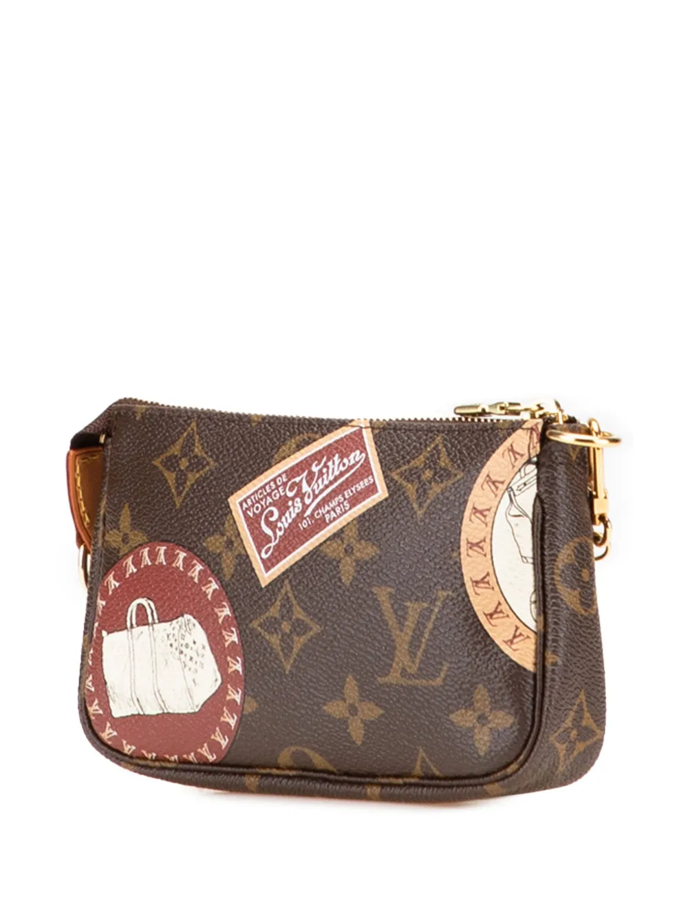 2008 Monogram Patch Mini Pochette Accessoires Handbag