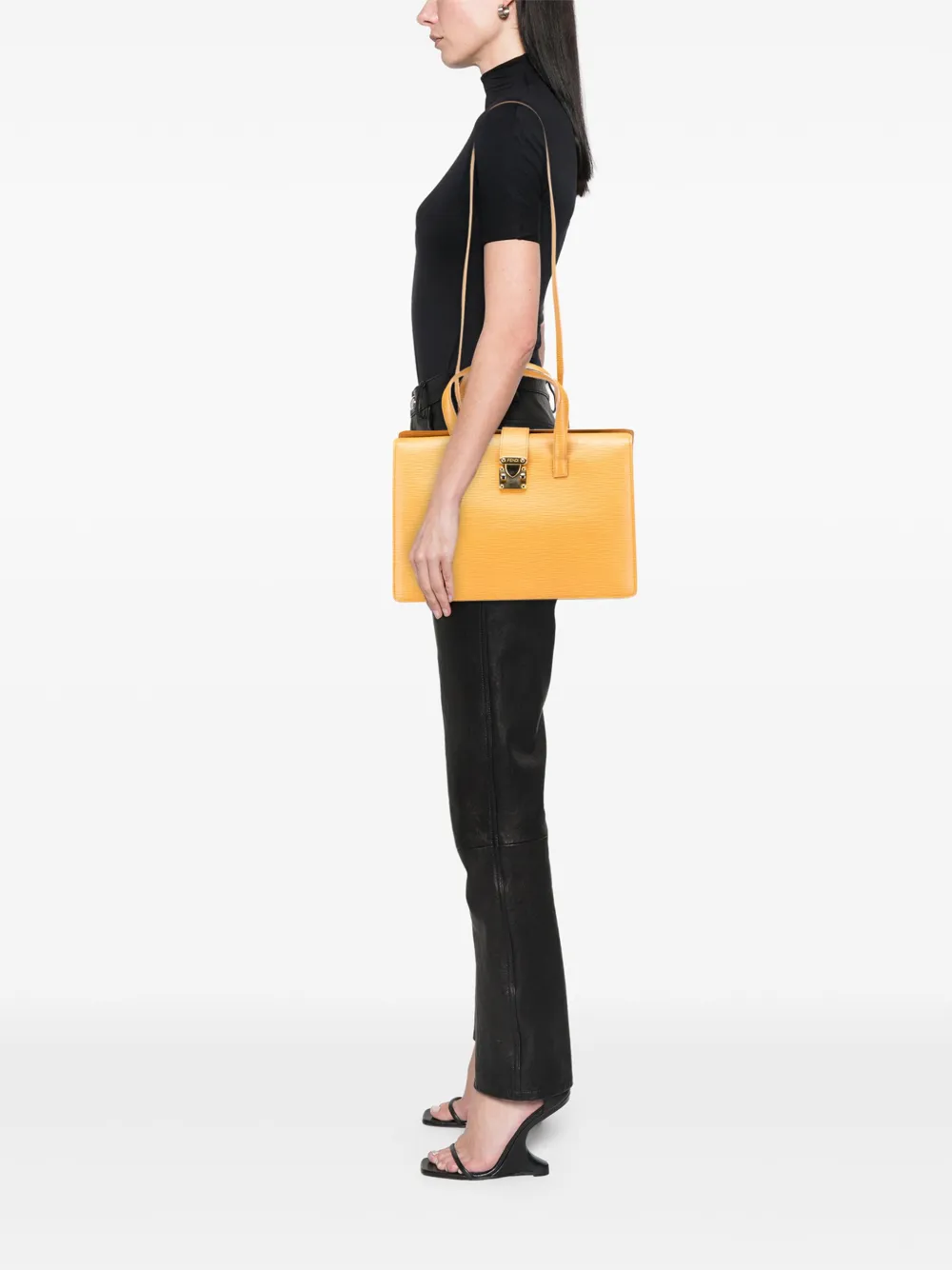 Fendi Pre-Owned 20th Century Leather satchel | Pre-Owned | Image 2