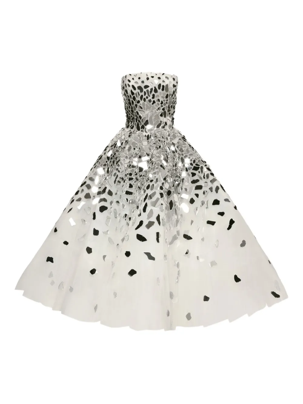 Oscar de la Renta ミラードレス - ホワイト Oscar de la Renta ミラードレス - ホワイト