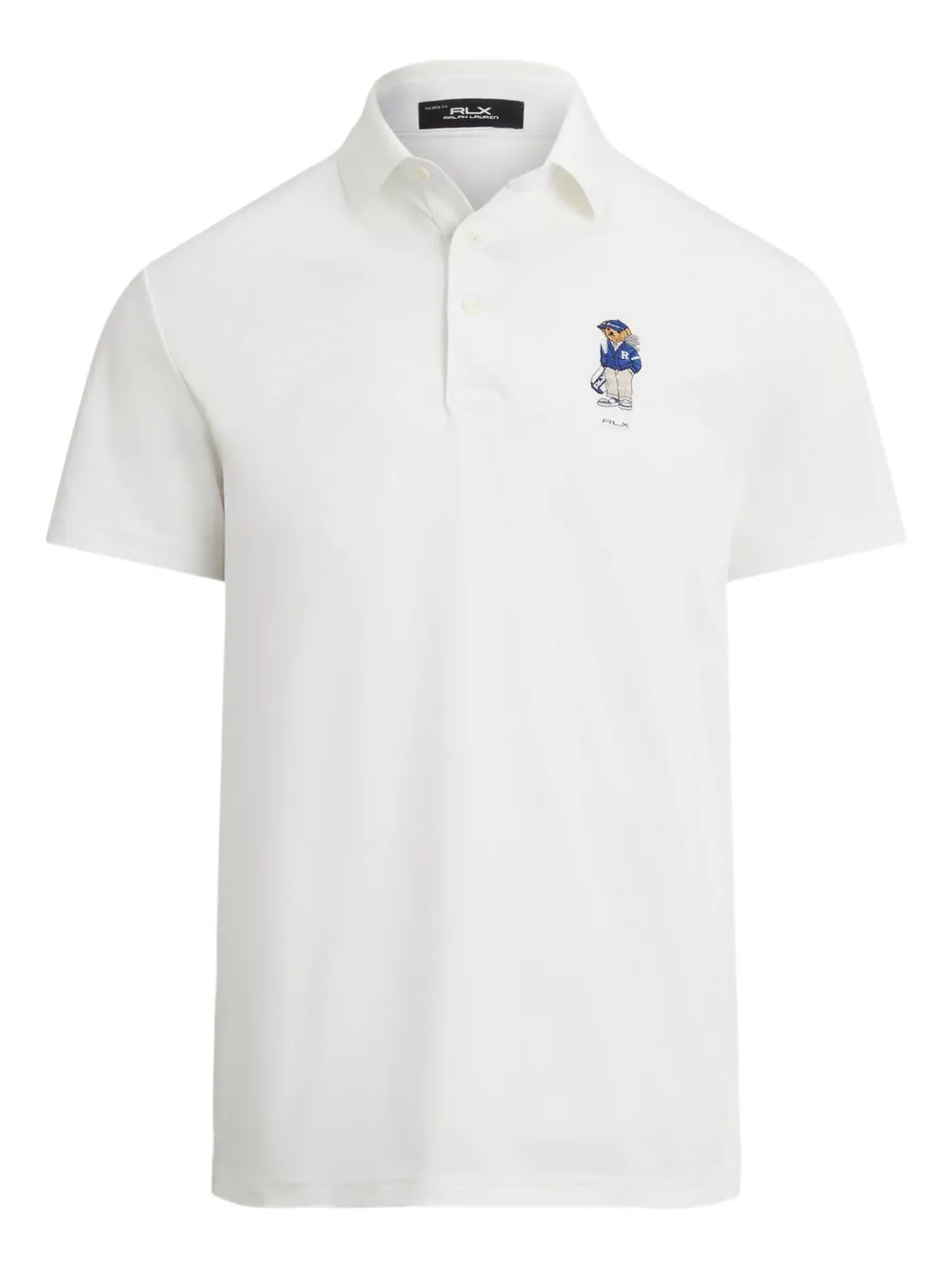 cotton-blend polo shirt