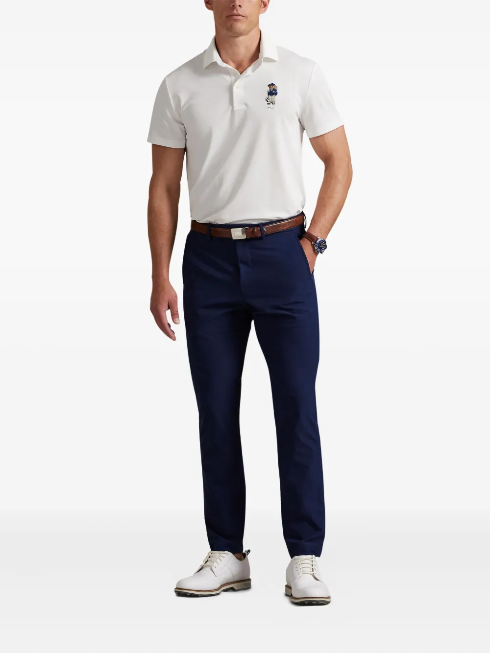 RLX Ralph Lauren Poloshirt van katoenblend - Wit