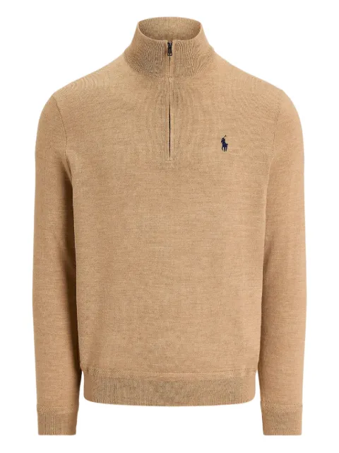 RLX Ralph Lauren mock-neck half-zip sweater