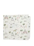 POLO RALPH LAUREN KIDS park-print cotton blanket - White
