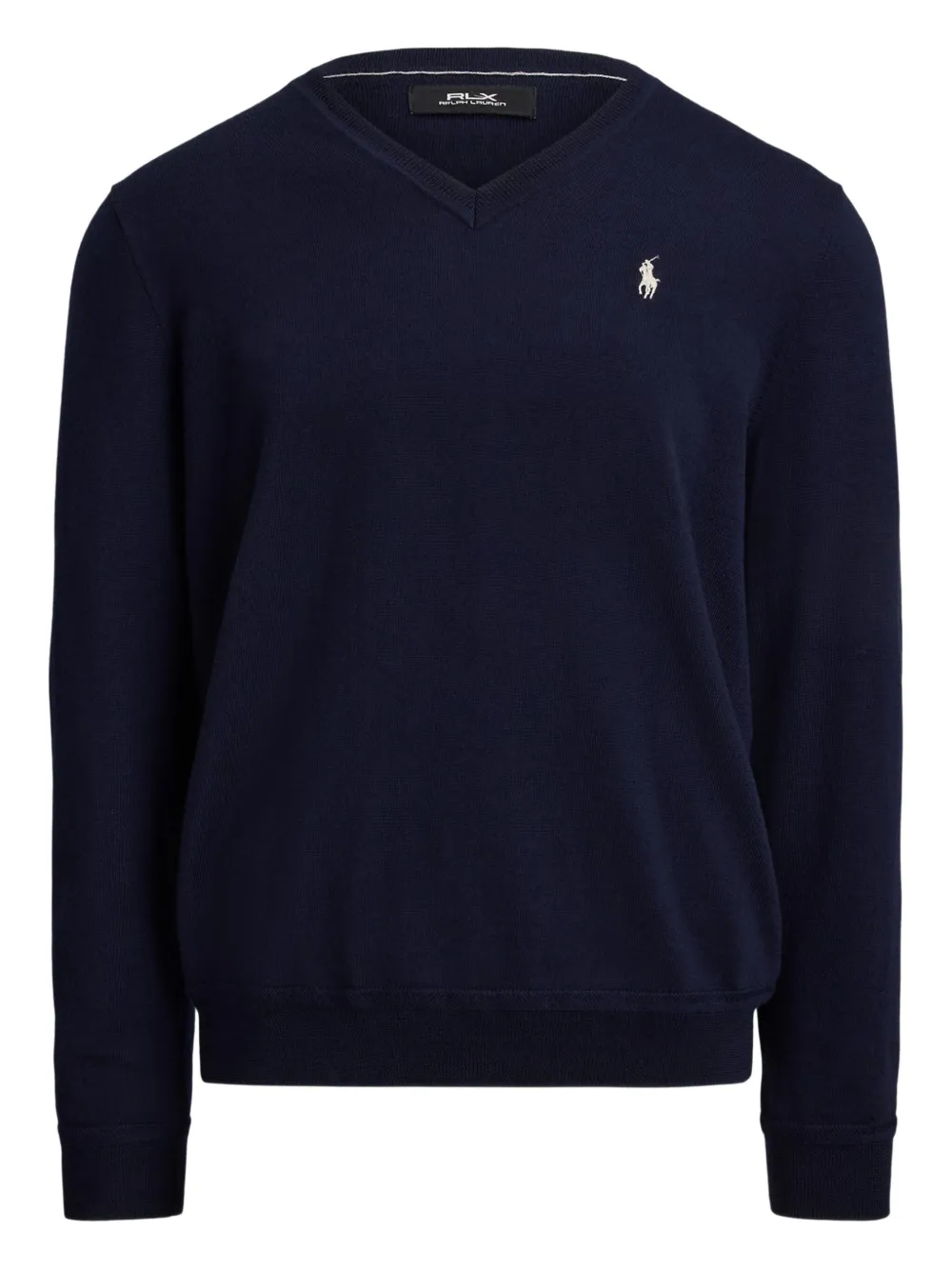 RLX Ralph Lauren V-neck long-sleeve sweater | Blue | Image 1