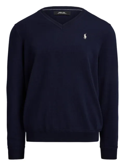 RLX Ralph Lauren V-neck long-sleeve sweater
