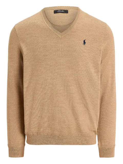 RLX Ralph Lauren V-neck long-sleeved sweater