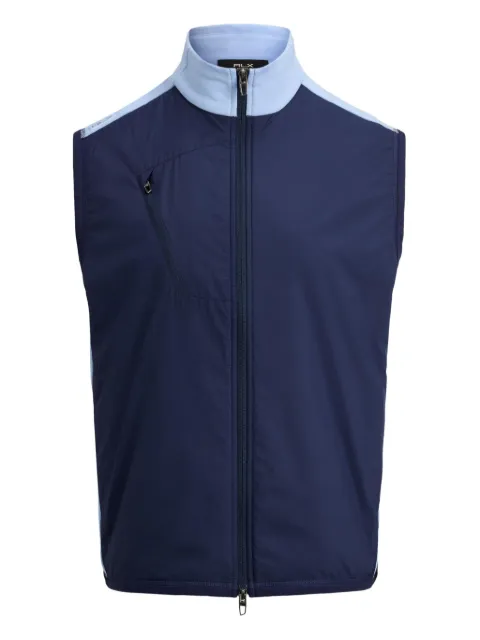 RLX Ralph Lauren mock-neck zip-front vest