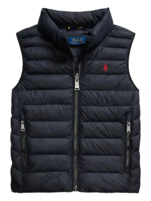 POLO RALPH LAUREN KIDS ジップアップ ダウンベスト | ブルー