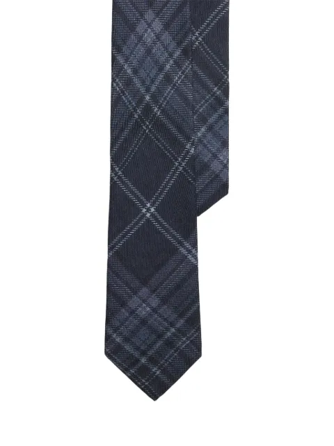 Ralph Lauren Purple Label チェック ネクタイ