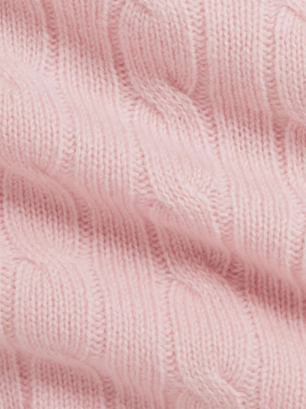 POLO RALPH LAUREN KIDS cable-knit cashmere blanket | Image 2