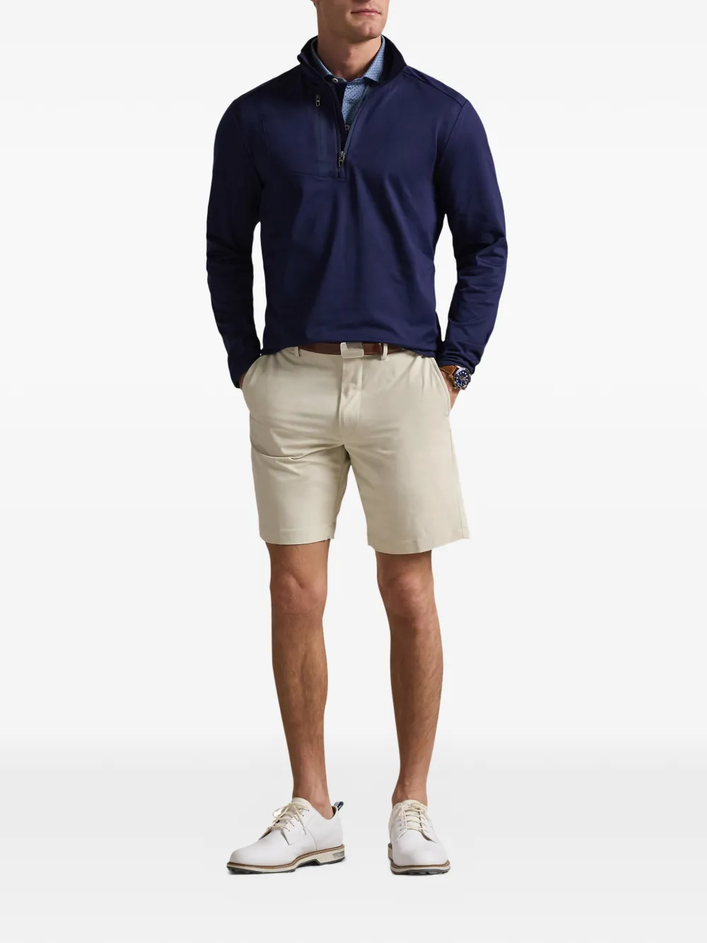  Rlx Ralph Lauren High-neck Sweatshirt - Blue 