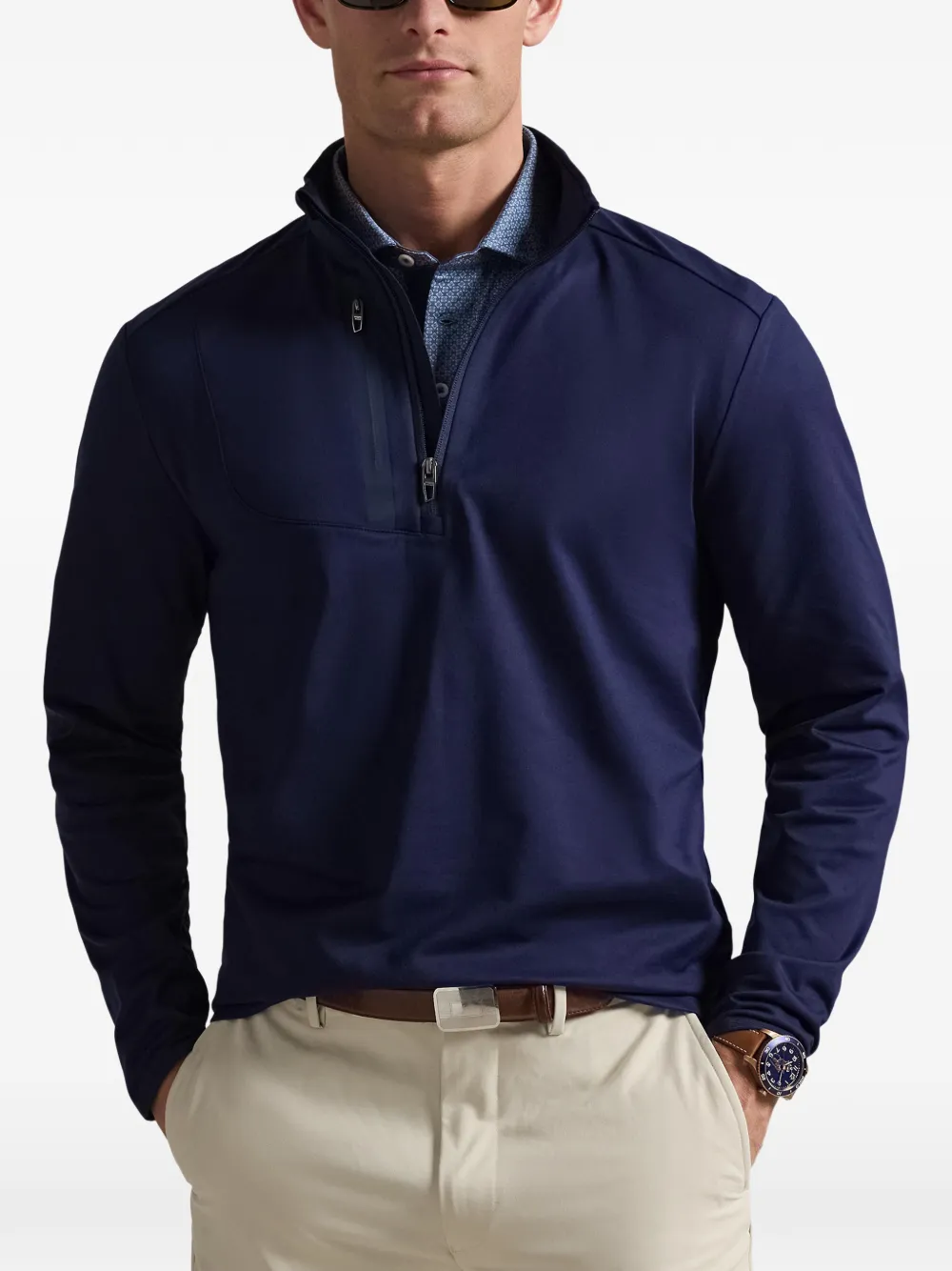  Rlx Ralph Lauren High-neck Sweatshirt - Blue 