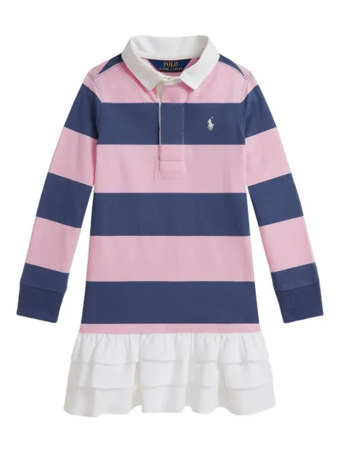 POLO RALPH LAUREN KIDS striped rugby dress