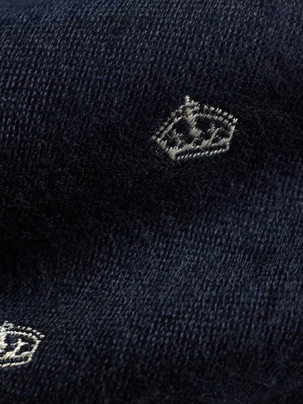 Ralph Lauren Purple Label Stropdas met kroonprint Blauw