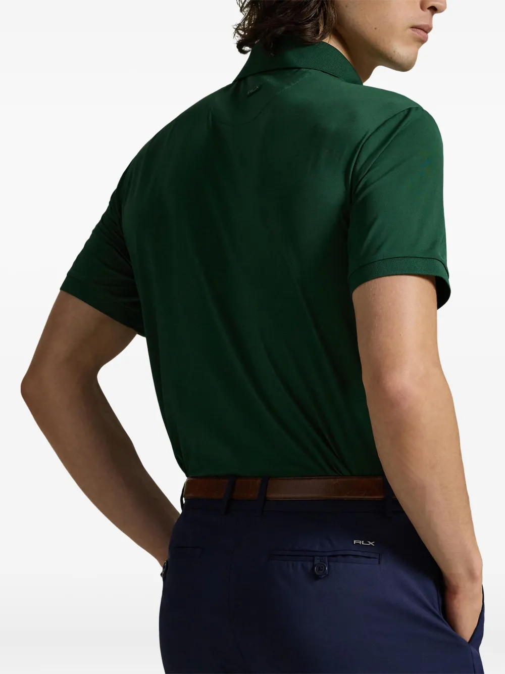 RLX Ralph Lauren button-placket polo shirt Groen