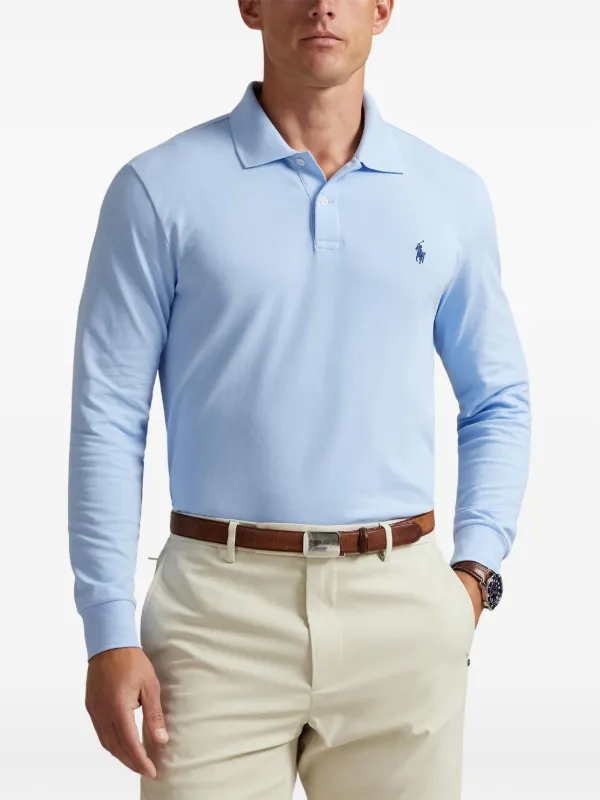 【POLO RALPH LAUREN】ロングスリーブ ポロシャツ　RLX RALPH LAUREN｜(RLX)ケーブル クォータージップ ロングスリーブ