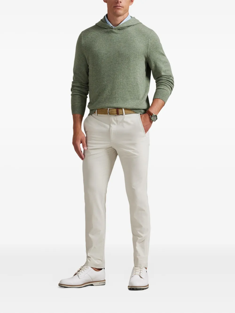 RLX Ralph Lauren Broek met logopatch Beige