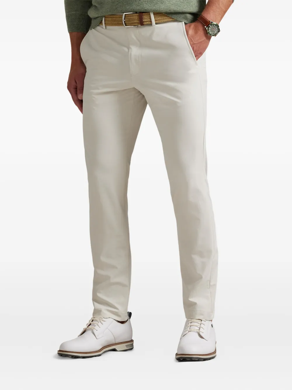 RLX Ralph Lauren Broek met logopatch Beige