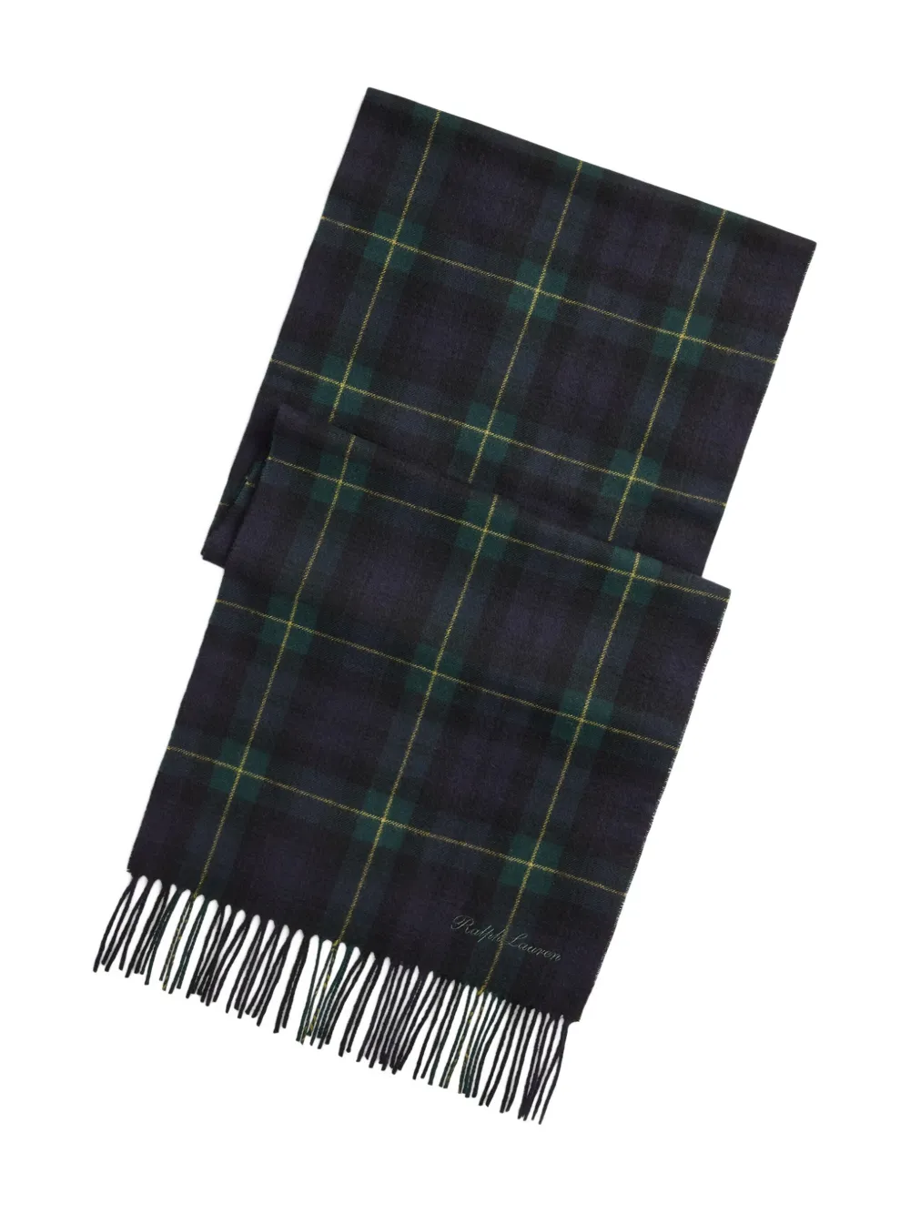 Ralph Lauren Purple Label Sciarpa tartan - Blu