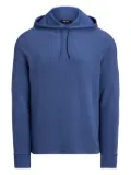 RLX Ralph Lauren waffle-knit hooded sweater - Blue