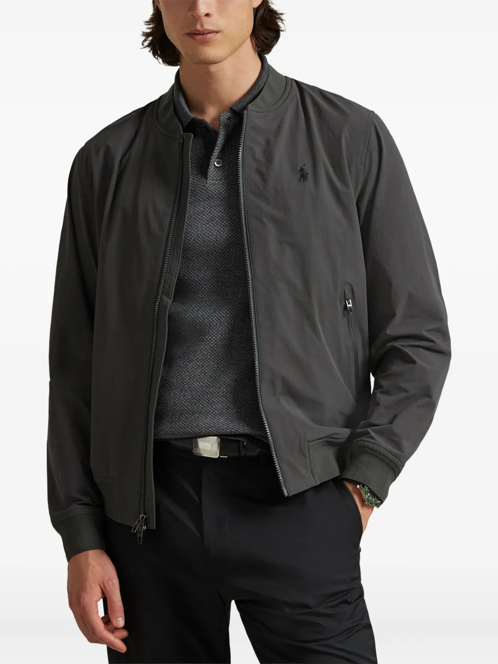 RLX Ralph Lauren Bomberjack met rits Grijs