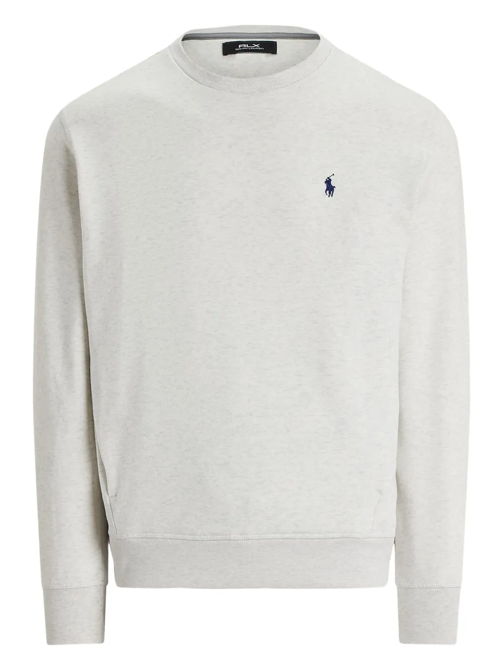 long-sleeve crew-neck sweatshirt