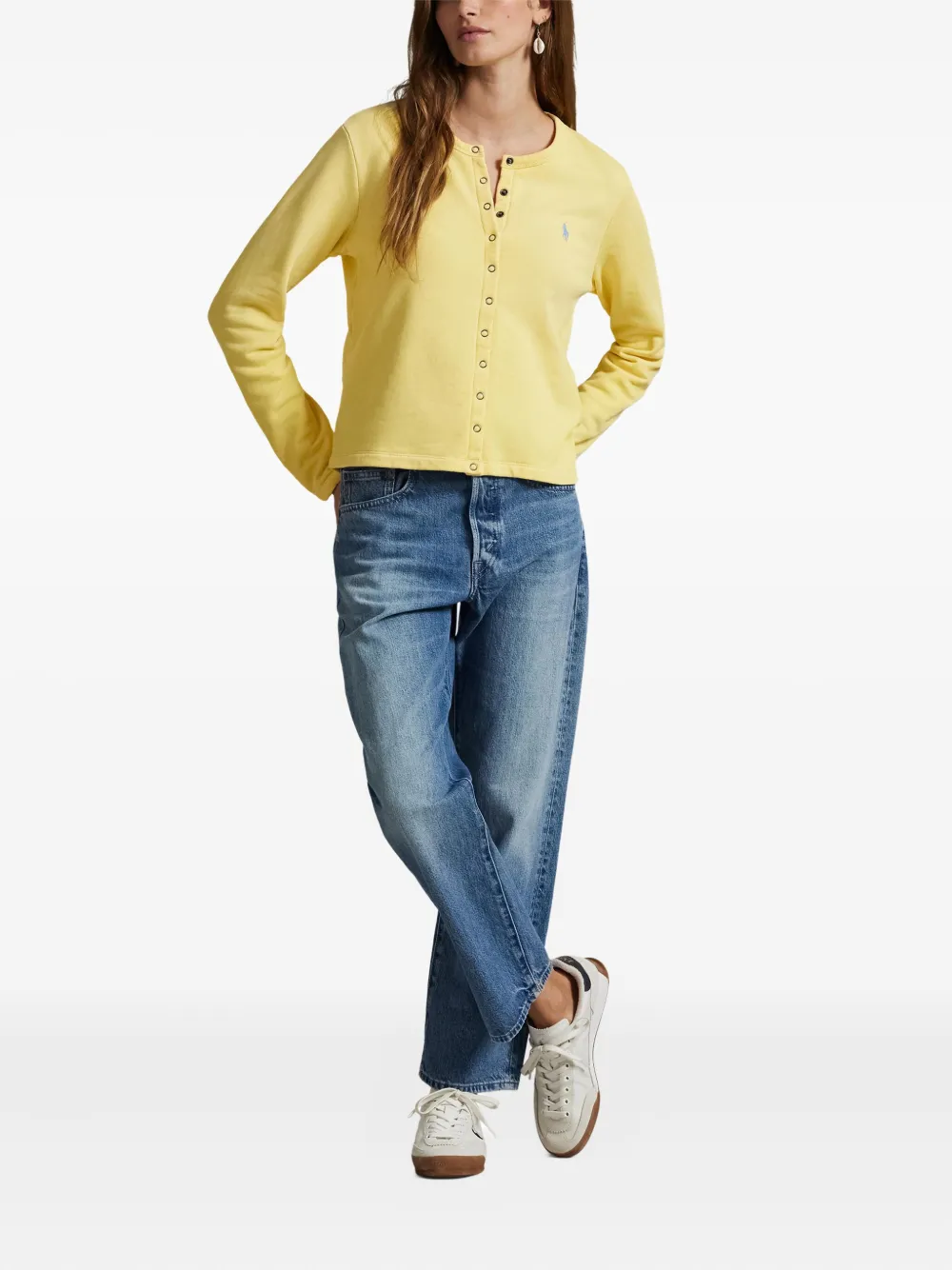 Polo Ralph Lauren press-stud long-sleeve cardigan | Cardigans | Image 2