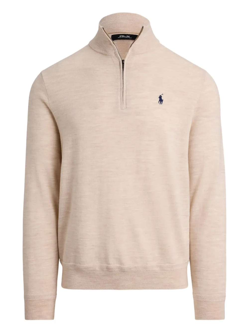 RLX Ralph Lauren half-zip sweater Beige