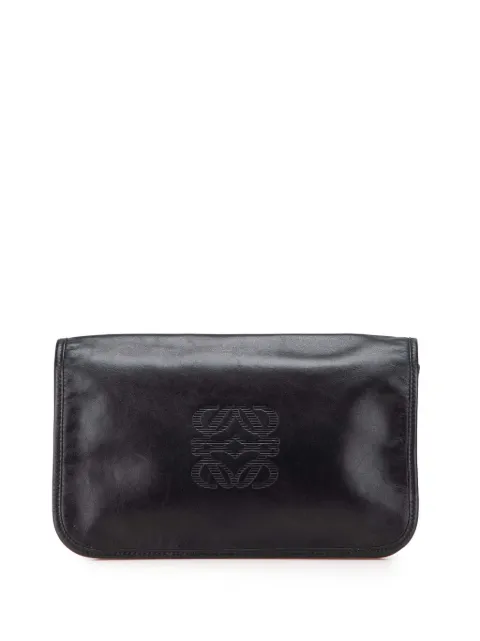 Loewe Pre-Owned 20th Century Anagram Leather clutch bag
