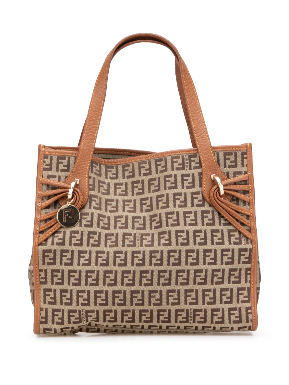 Fendi Pre-Owned 2000-2010 Zucchino Canvas handbag - ブラウン Fendi Pre-Owned 2000-2010 Zucchino Canvas handbag - ブラウン