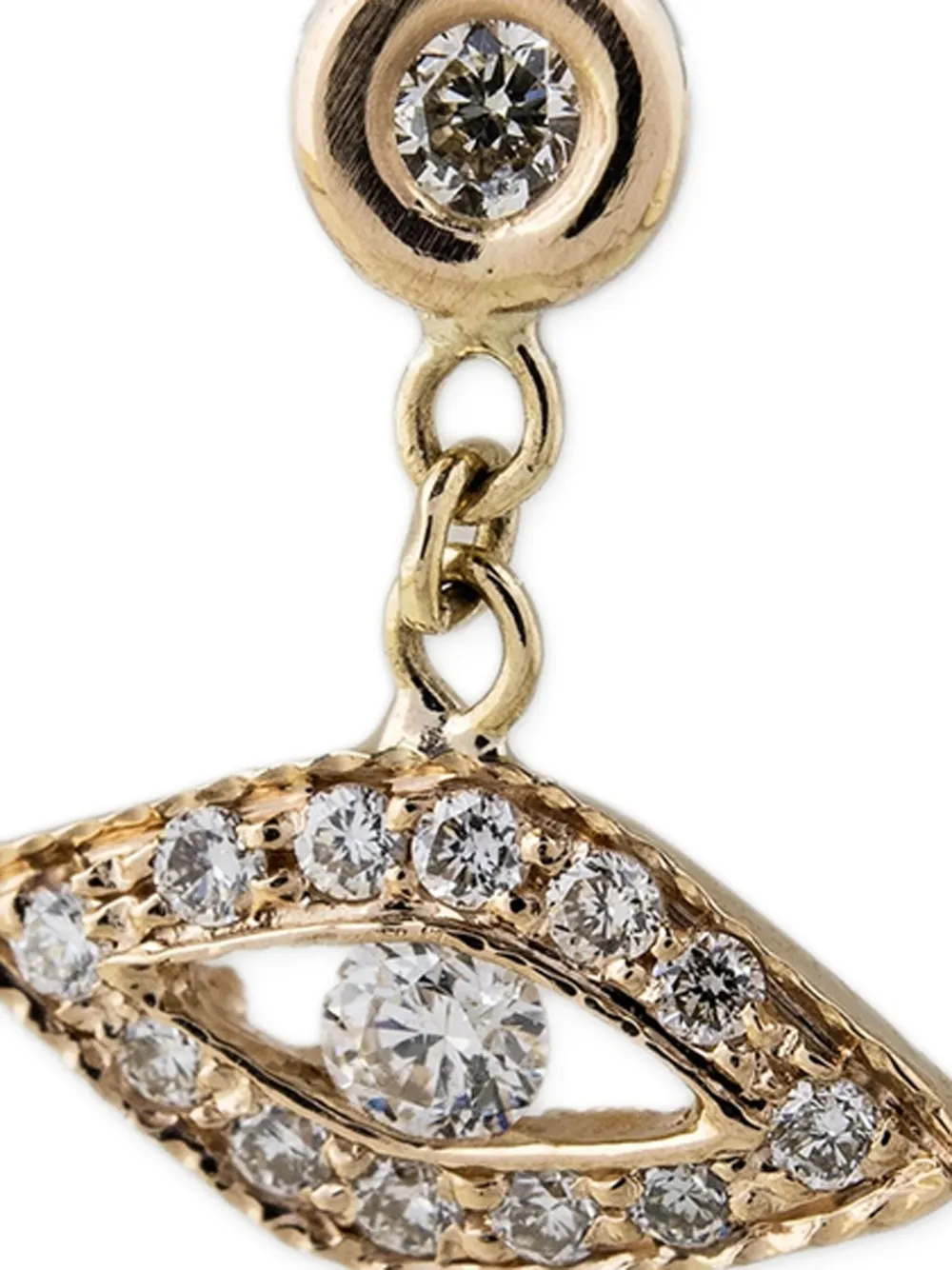 Jacquie Aiche 14K yellow gold Eye diamond earring | Image 2