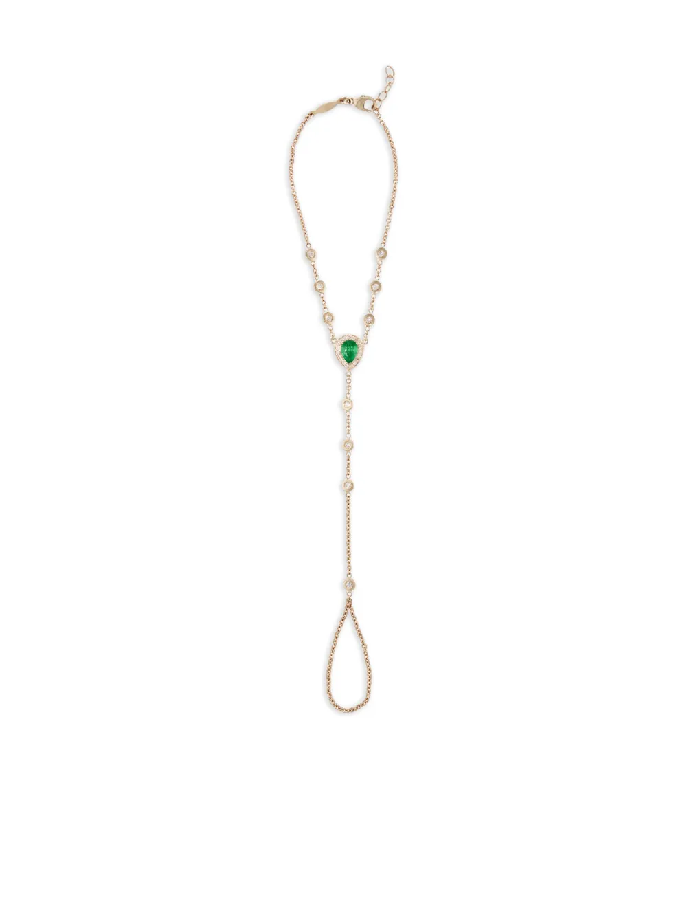 Jacquie Aiche 14K yellow gold emerald diamond bracelet | Yellow | Image 1