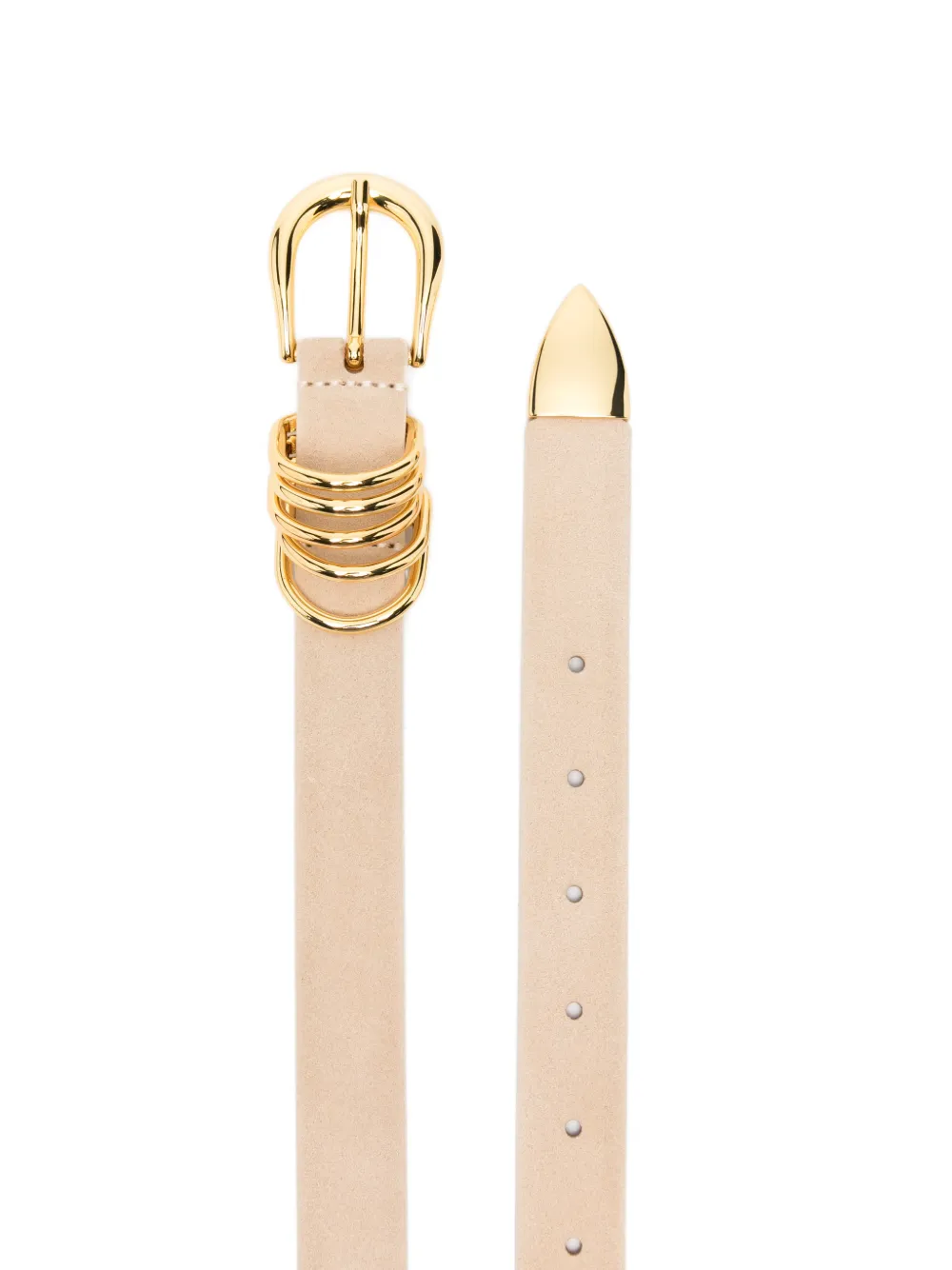 Déhanche Hollyhock ring belt - Beige