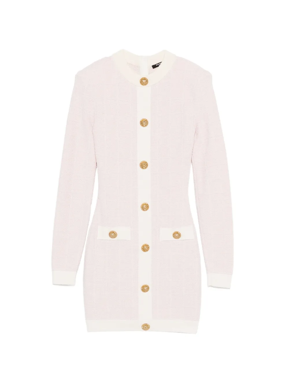 Balmain buttoned mini dress - Rosa