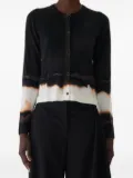 Jason Wu Collection Ombre Difussed Stripe wool cardigan - Brown