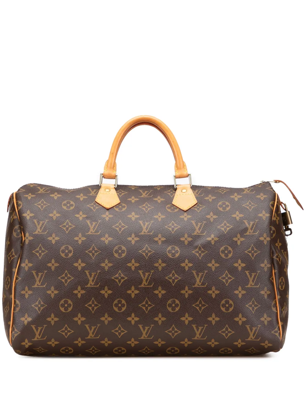 Louis Vuitton Pre-Owned 2003 モノグラム スピーディ 40 ボストンバッグ - ブラウン Louis Vuitton Pre-Owned 2003 モノグラム スピーディ 40 ボストンバッグ - ブラウン